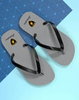 Unisex Grey Lamborghini Flip Flops™