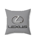 Grey Lexus Spun Polyester Square Pillow™