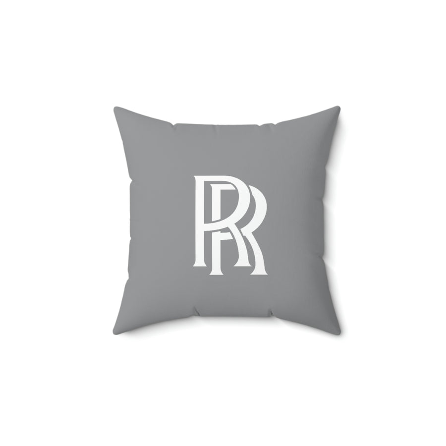 Grey Rolls Royce Spun Polyester Square Pillow™