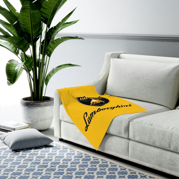 Yellow Lamborghini Baby Swaddle Blanket™