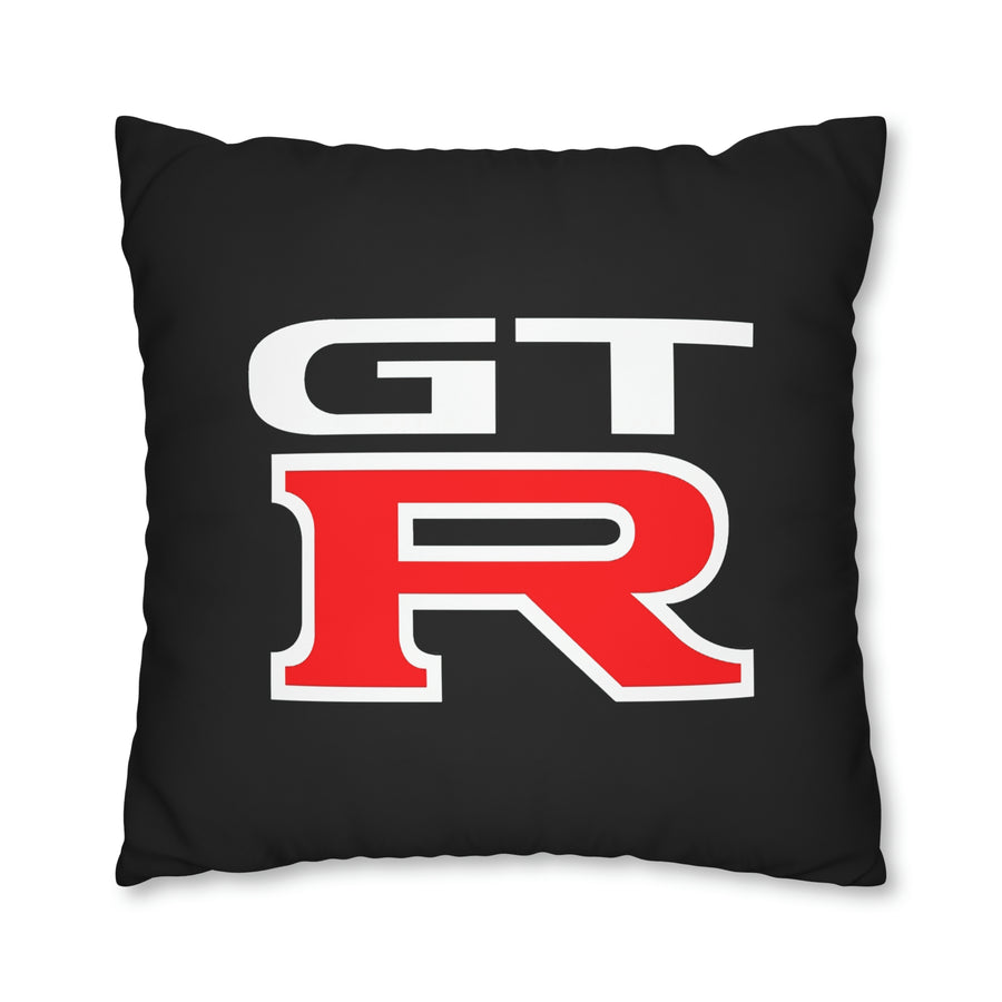 Black Spun Polyester Nissan GTR pillowcase™