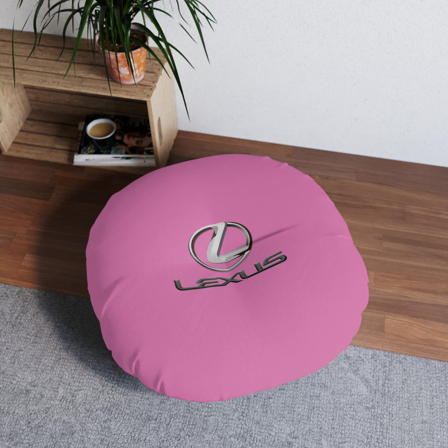 Light Pink Lexus Tufted Floor Pillow, Round™