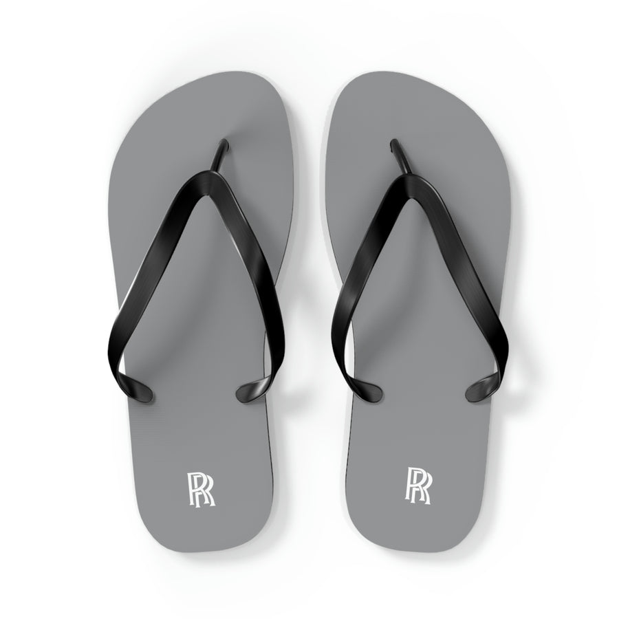 Unisex Grey Rolls Royce Flip Flops™