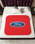 Red Ford Sherpa Blanket™