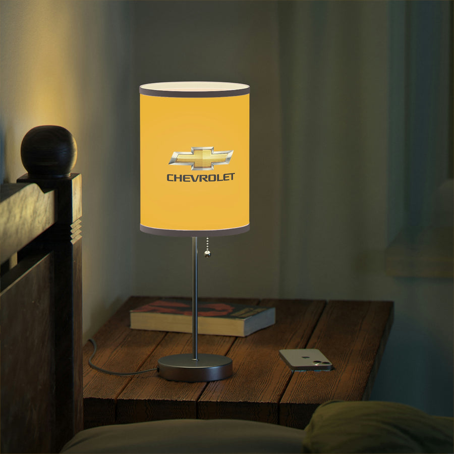 Yellow Chevrolet Lamp on a Stand, US|CA plug™