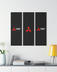 Black Mitsubishi Acrylic Prints (Triptych)™