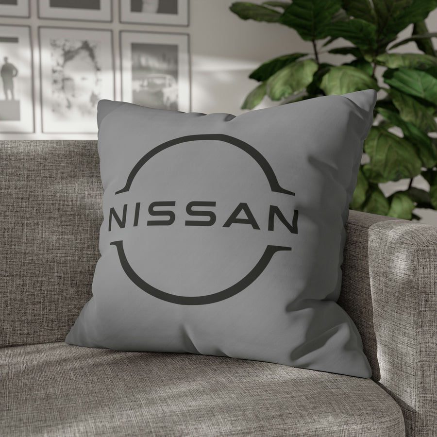 Grey Spun Polyester Nissan GTR pillowcase™