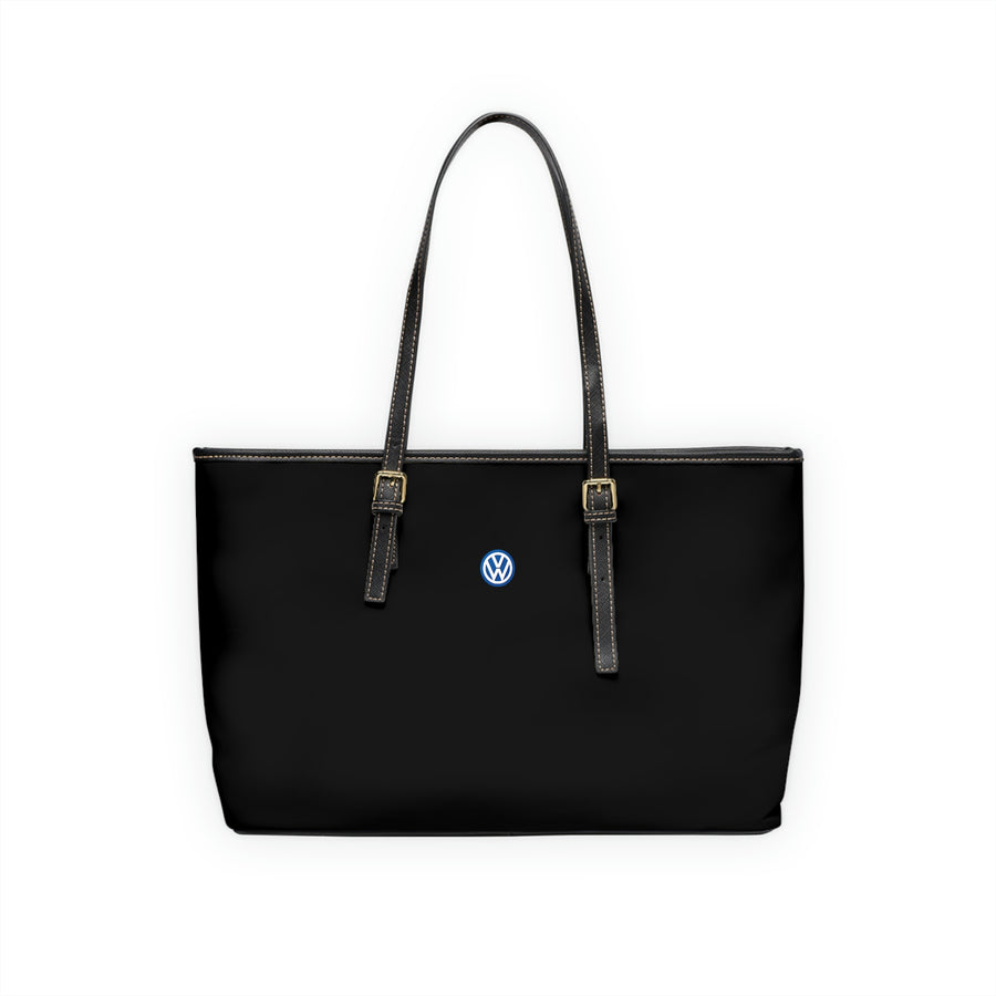 Black Volkswagen Leather Shoulder Bag™