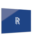 Dark Blue Rolls Royce Acrylic Prints (French Cleat Hanging)™