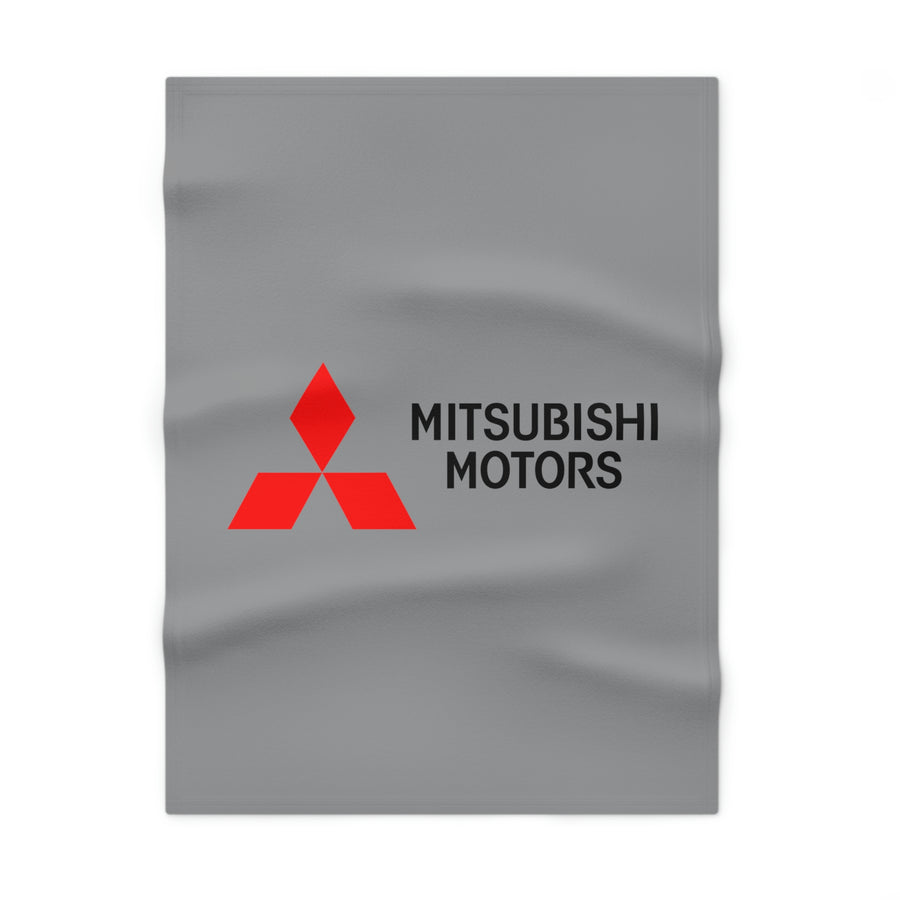 Grey Mitsubishi Soft Fleece Baby Blanket™