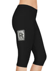 Women's Black Rolls Royce Capri Leggings™