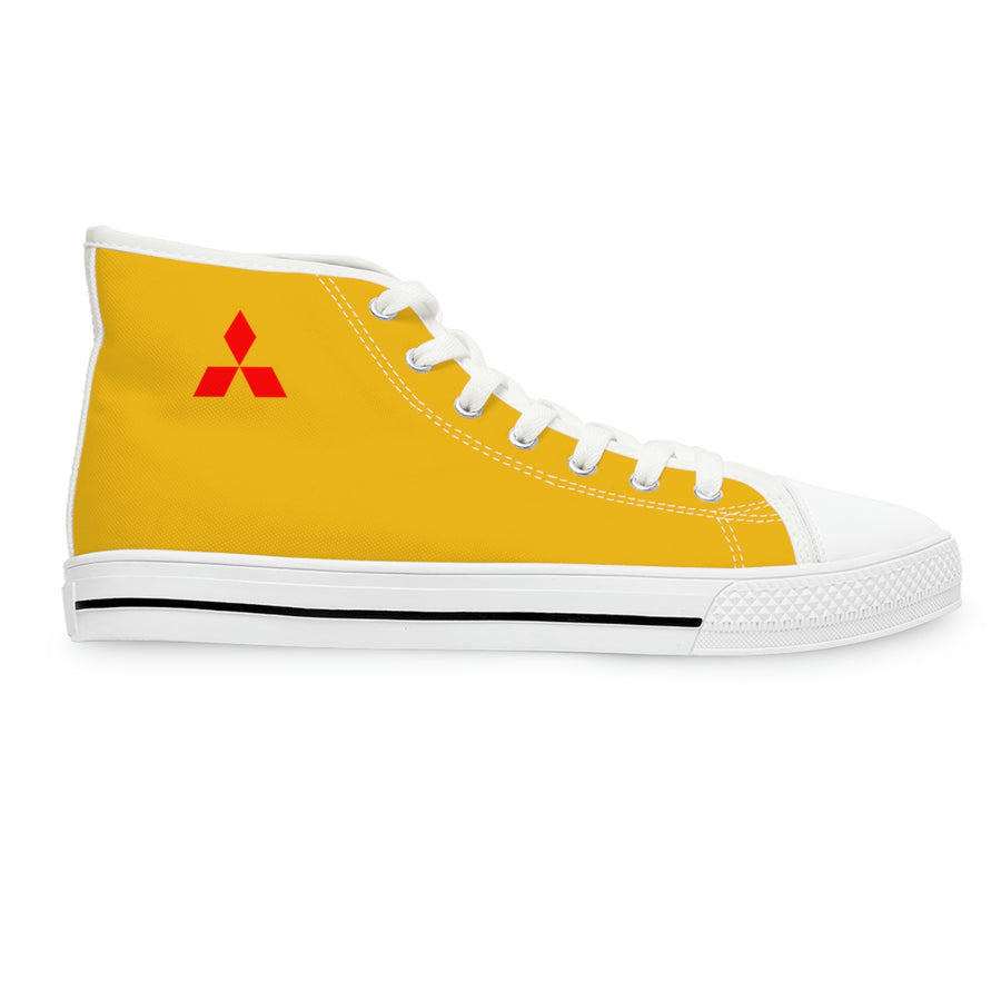 Women's Yellow Mitsubishi High Top Sneakers™