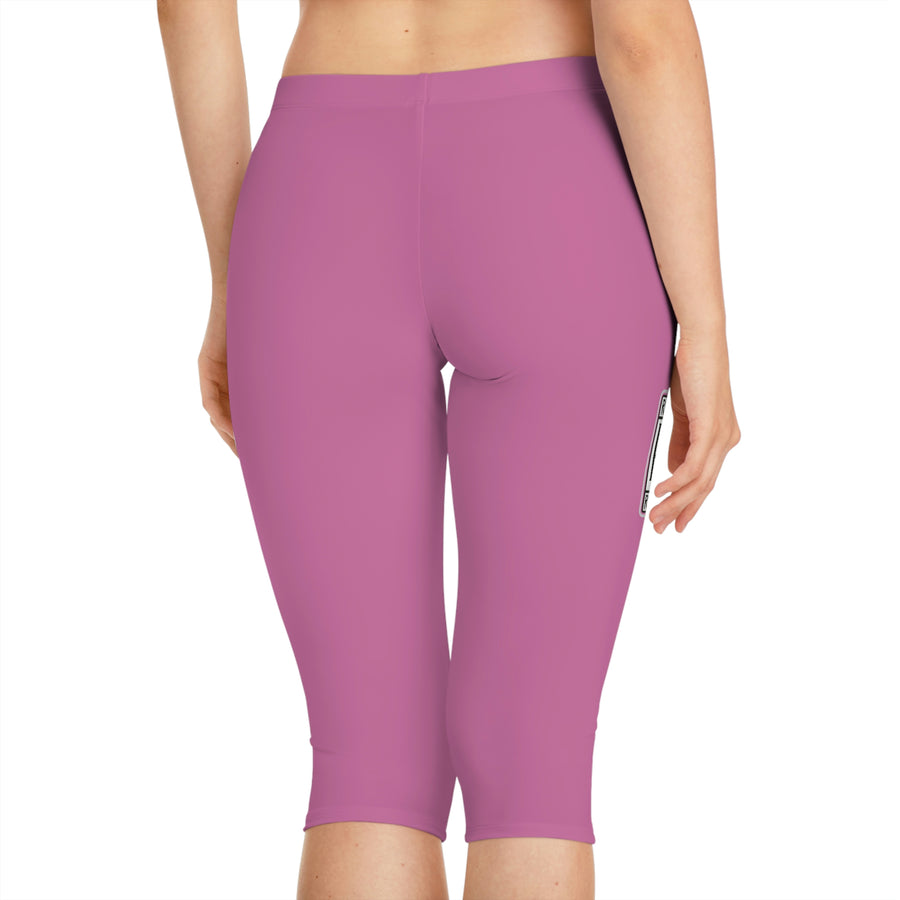 Women's Light Pink Rolls Royce Capri Leggings™