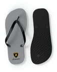 Unisex Grey Lamborghini Flip Flops™