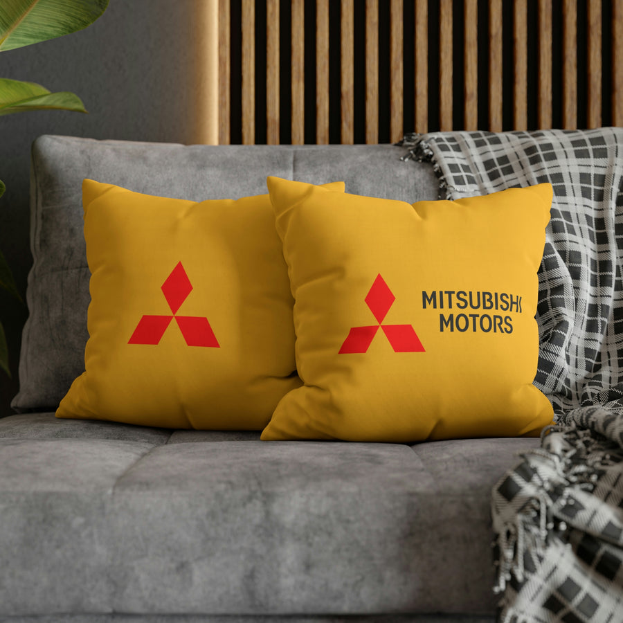 Yellow Mitsubishi Spun Polyester pillowcase™