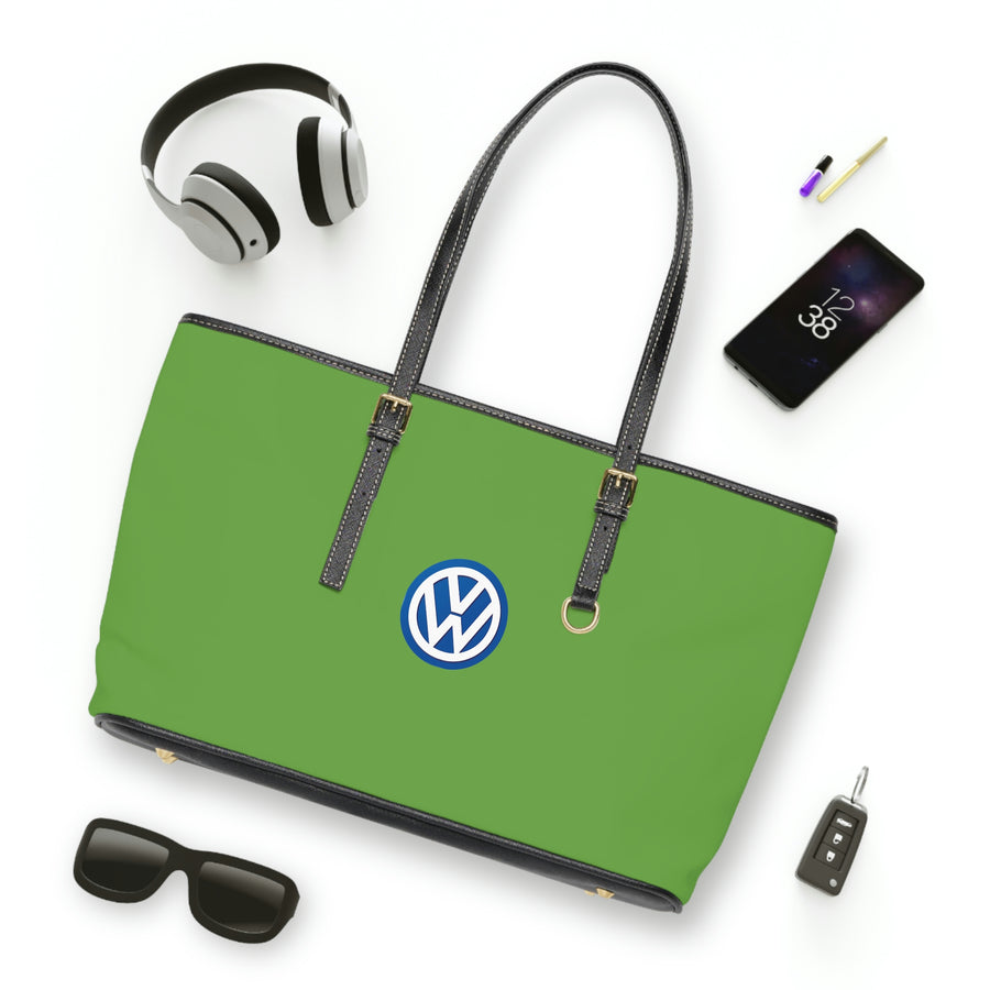 Green Volkswagen Leather Shoulder Bag™