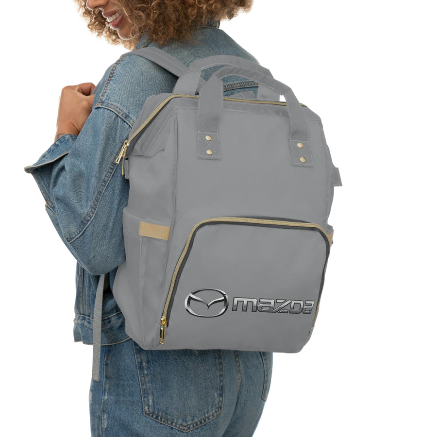 Grey Mazda Multifunctional Diaper Backpack™