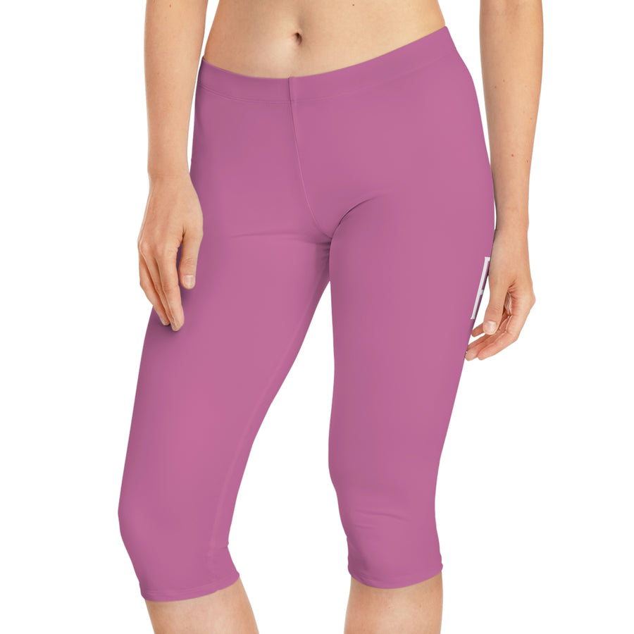 Women's Light Pink Rolls Royce Capri Leggings™