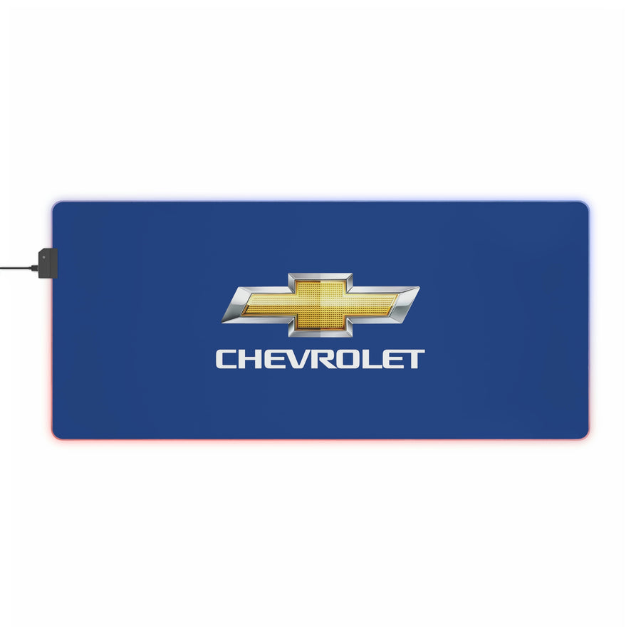 Dark Blue Chevrolet LED Gaming Mouse Pad™