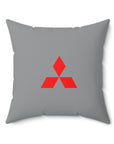 Grey Mitsubishi Spun Polyester Square Pillow™