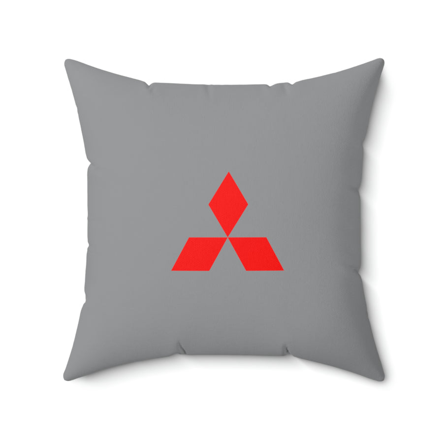 Grey Mitsubishi Spun Polyester Square Pillow™