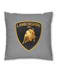 Grey Lamborghini Spun Polyester pillowcase™