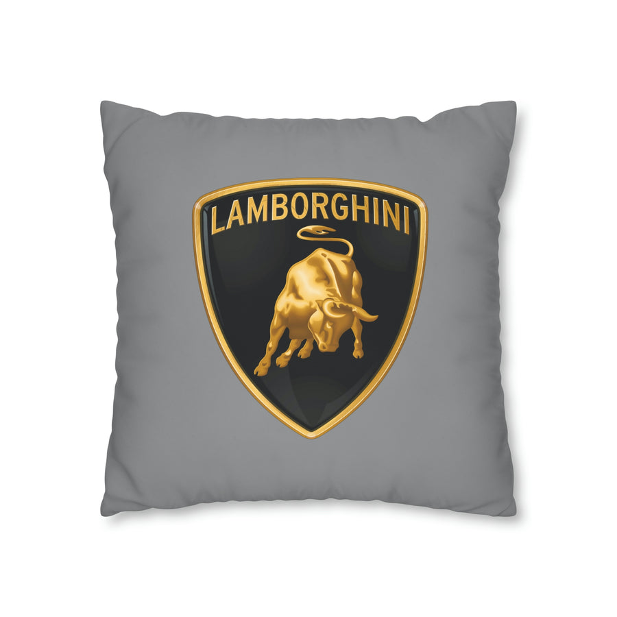 Grey Lamborghini Spun Polyester pillowcase™