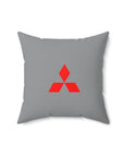 Grey Mitsubishi Spun Polyester Square Pillow™