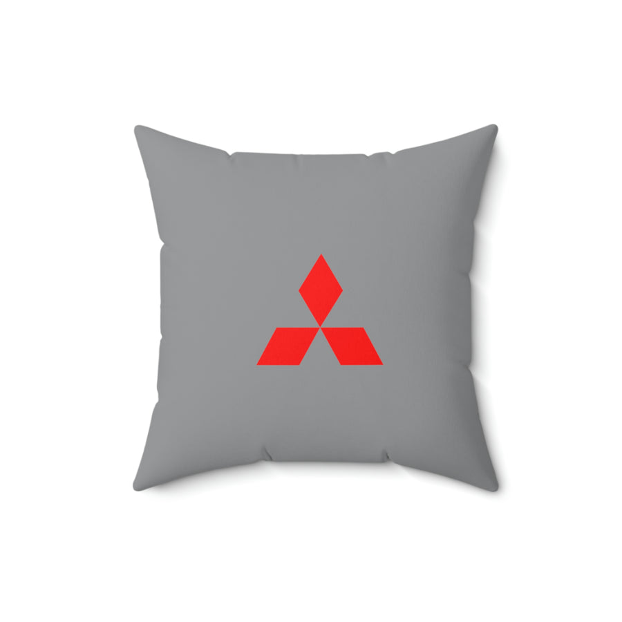 Grey Mitsubishi Spun Polyester Square Pillow™