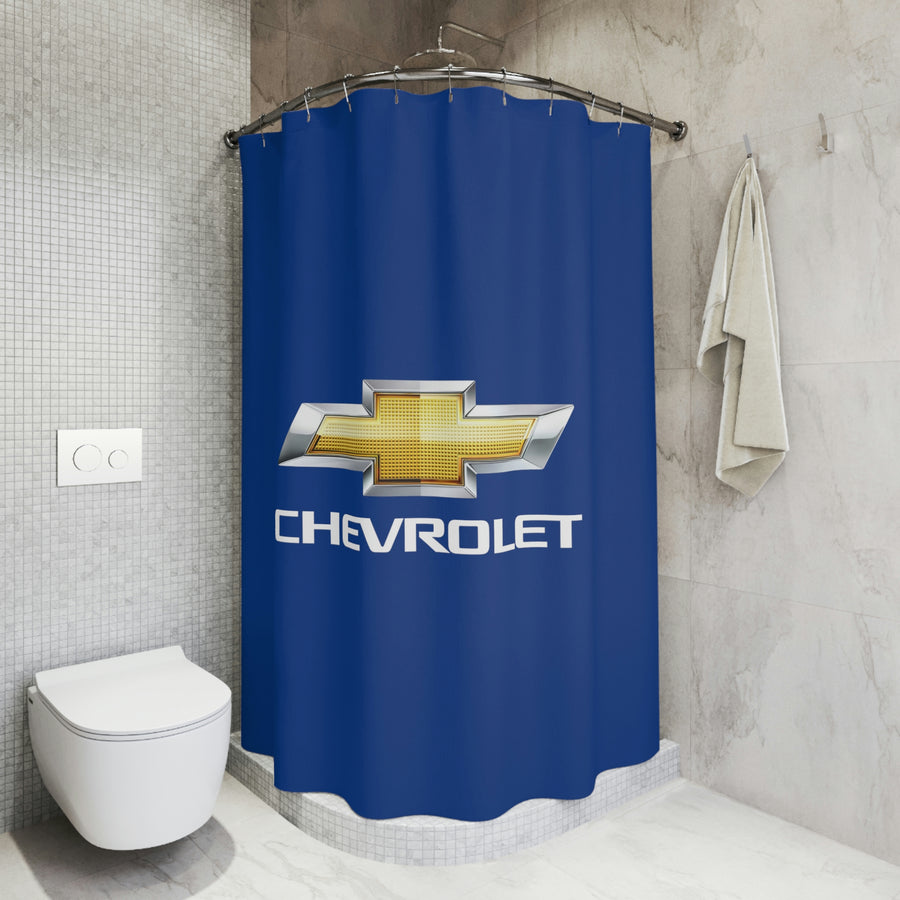 Dark Blue Chevrolet Shower Curtain™