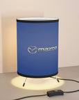 Dark Blue Mazda Tripod Lamp with High-Res Printed Shade, US\CA plug™
