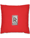 Red Rolls Royce Spun Polyester pillowcase™