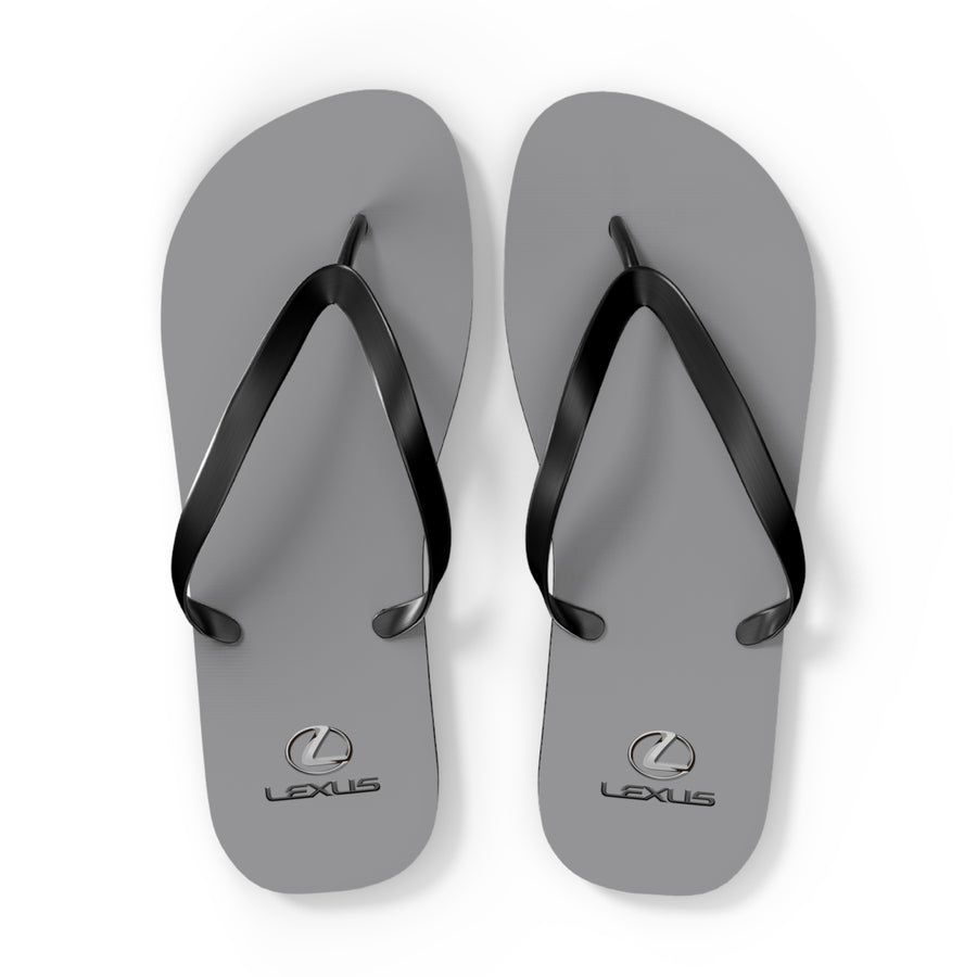 Unisex Grey Lexus Flip Flops™