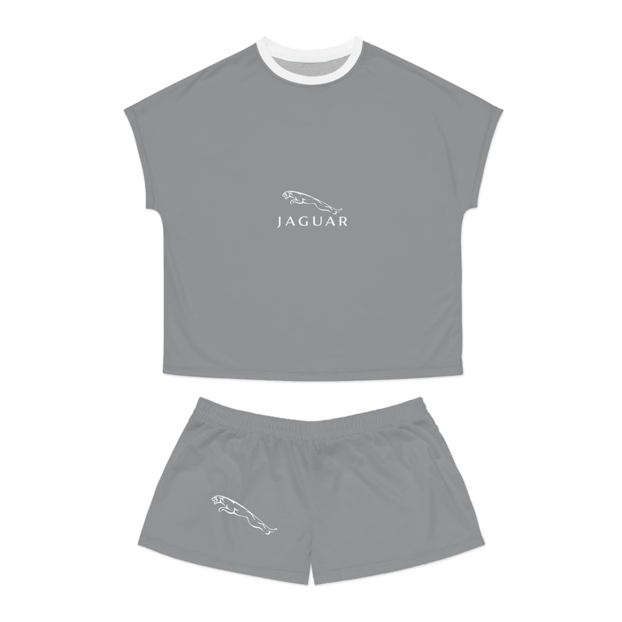 Women's Grey Jaguar Short Pajama Set™