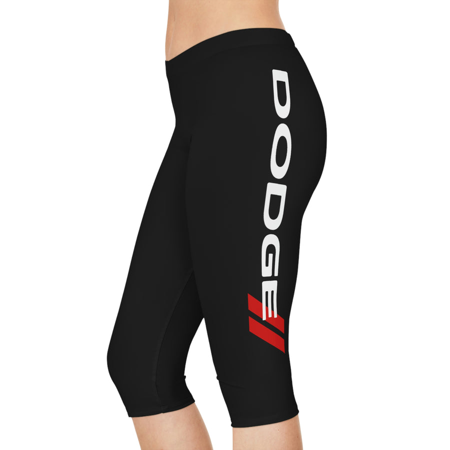 Women's Capri Dodge Black Leggings™