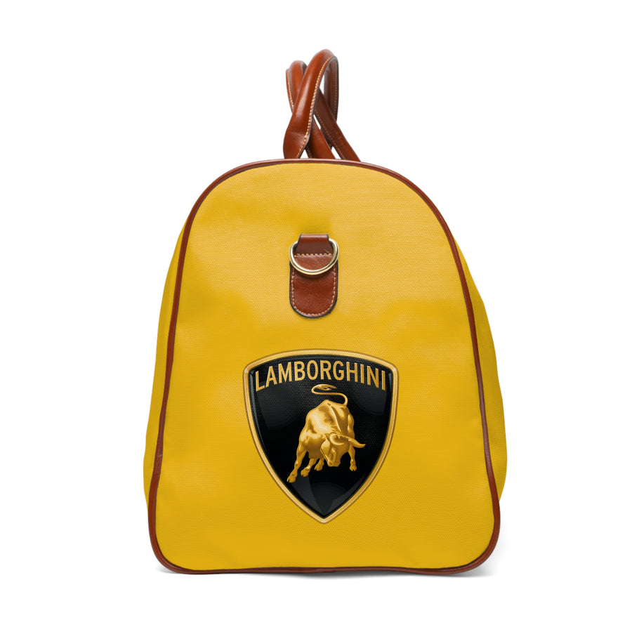 Yellow Lamborghini Waterproof Travel Bag™