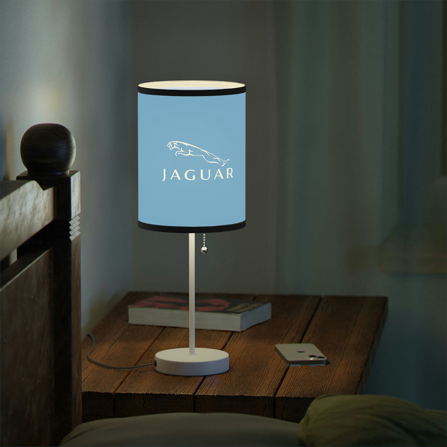 Light Blue Jaguar Lamp on a Stand, US|CA plug™