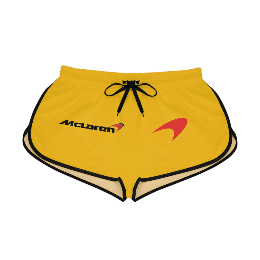 Women's Yellow Mclaren Relaxed Shorts™