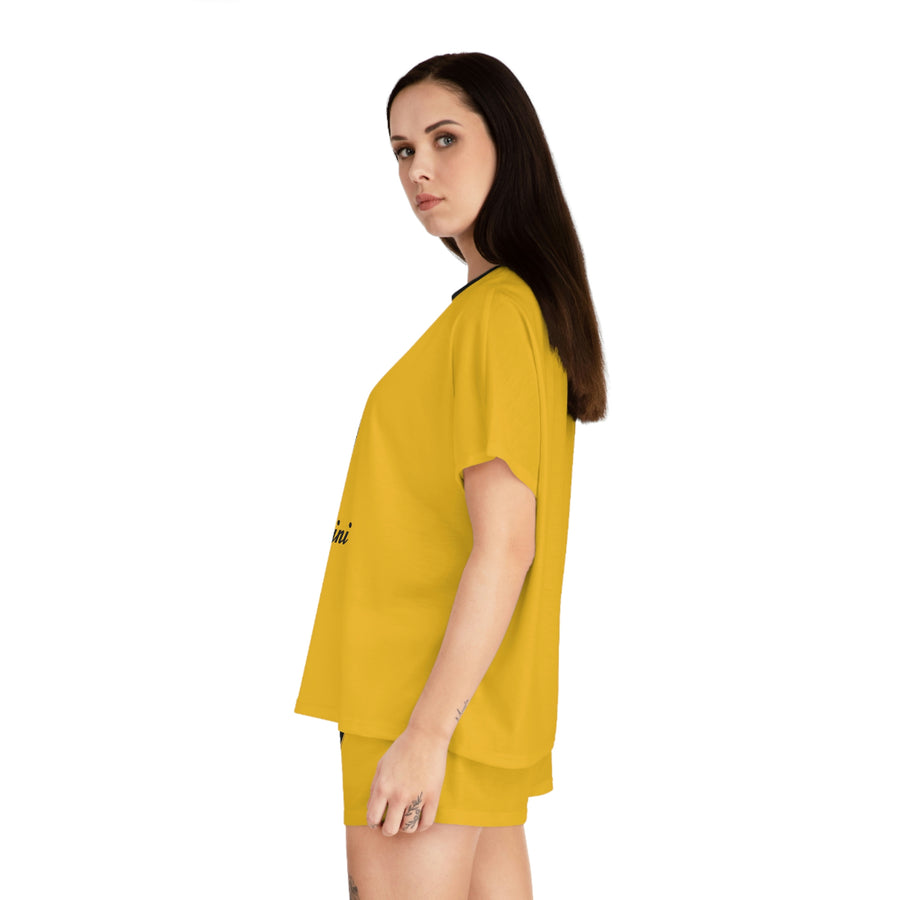 Women's Yellow Lamborghini Short Pajama Set™