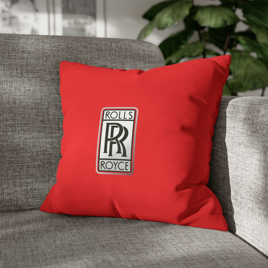 Red Rolls Royce Spun Polyester pillowcase™