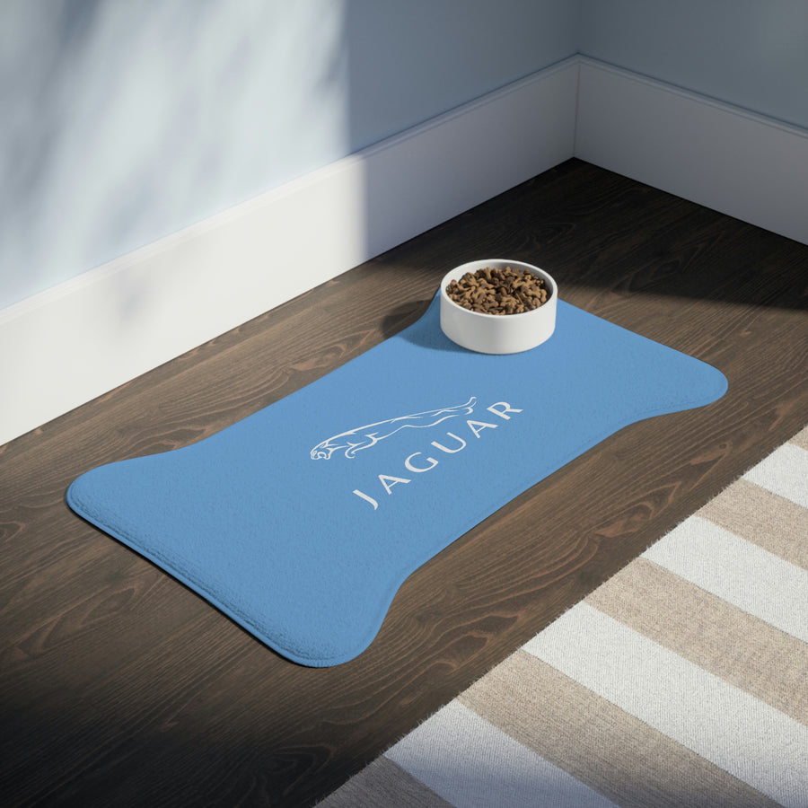 Light Blue Jaguar Pet Feeding Mats™