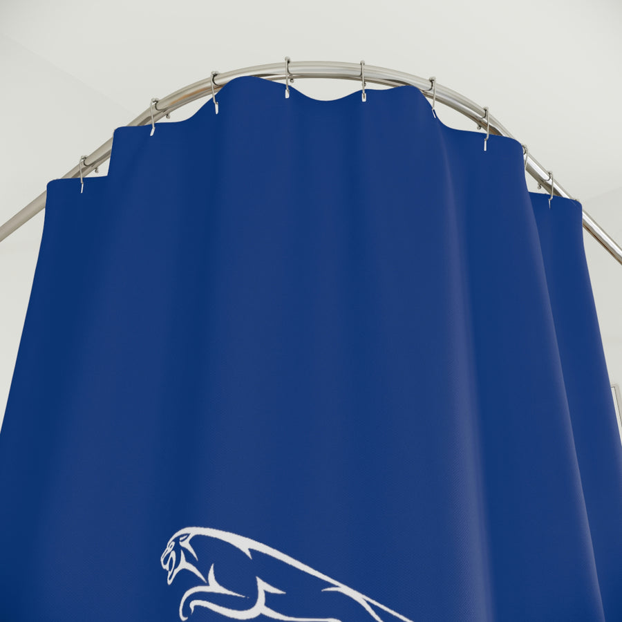 Dark Blue Jaguar Shower Curtain™
