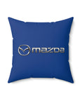 Dark Blue Mazda Spun Polyester Square Pillow™