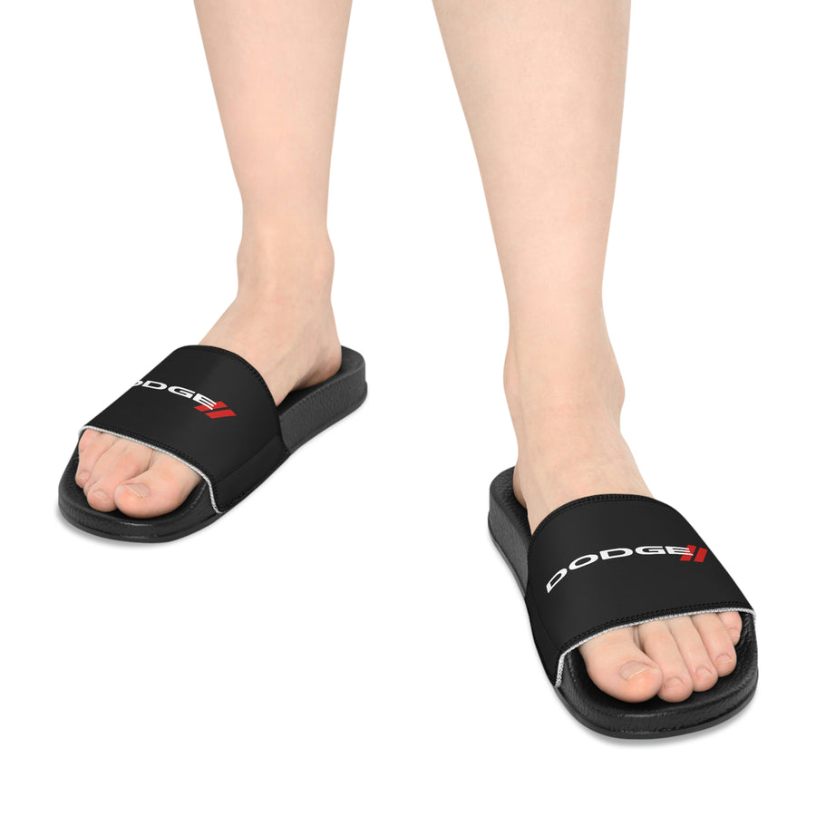 Unisex Black Dodge Slide Sandals™