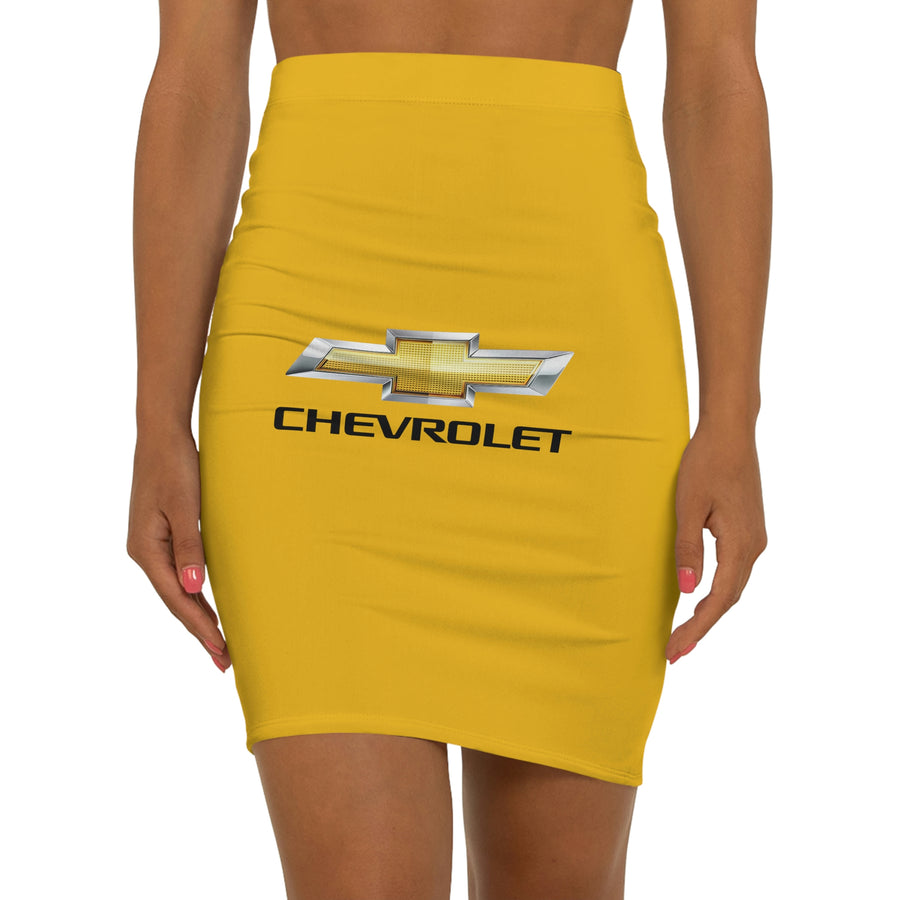 Women's Yellow Chevrolet Mini Skirt™