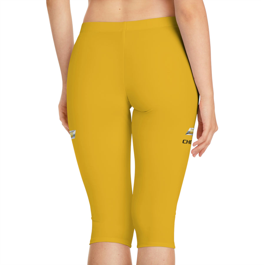 Women's Yellow Chevrolet Capri Leggings™