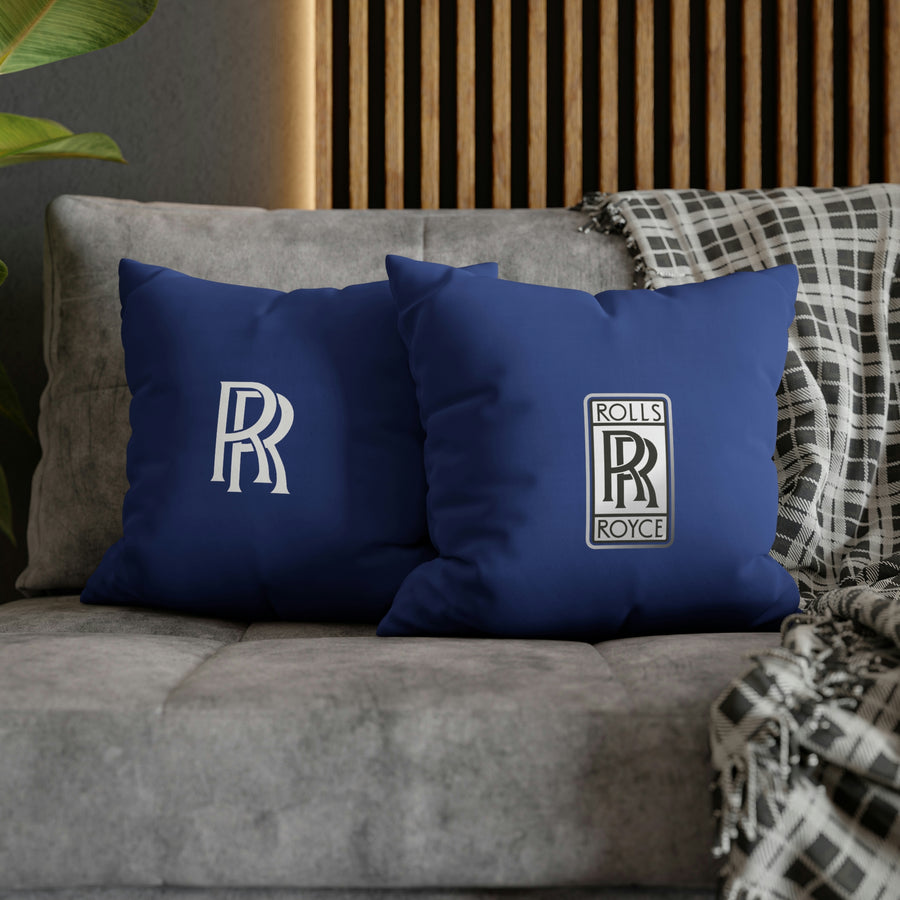 Dark Blue Rolls Royce Spun Polyester pillowcase™