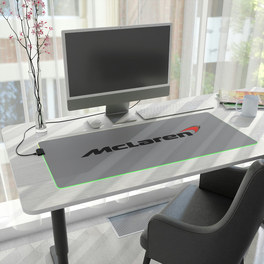 Grey McLaren LED Gaming Mouse Pad™