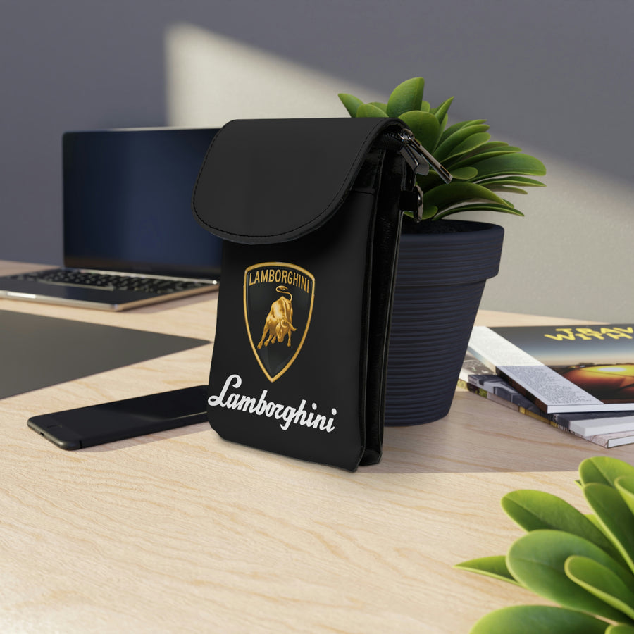 Small Black Lamborghini Cell Phone Wallet™