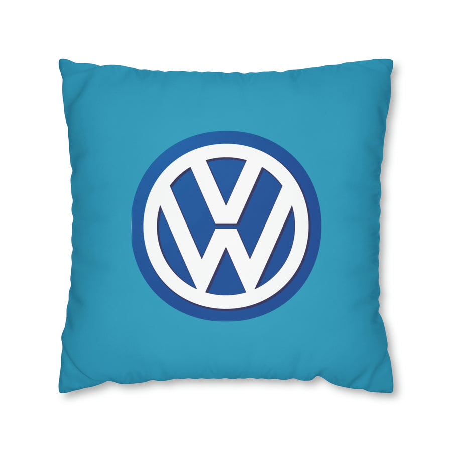 Turquoise Volkswagen Spun Polyester pillowcase™